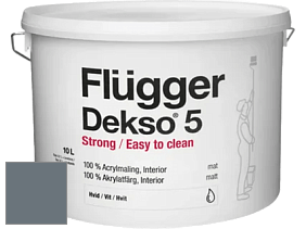 Краска Flugger Dekso 5 матовая краска цвет 5527 