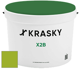 Краска X2B X Krasky глубокоматовая краска для потолков цвет NCS S 1075-G40Y 
