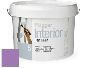 Краска Flugger Interior High Finish 5 матовая акриловая краска-грунт цвет NCS S 2050-R50B 