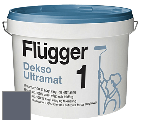 Краска Flugger Dekso 1 ультраматовая краска цвет 4448 