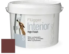 Краска Flugger Interior High Finish 5 матовая акриловая краска-грунт цвет NCS S 5540-Y90R 