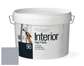 Краска Flugger Interior High Finish 90 акриловая глянцевая эмаль цвет NCS S 3010-R70B 