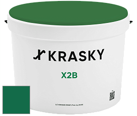 Краска X2B X Krasky глубокоматовая краска для потолков цвет NCS S 4550-G 