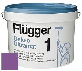 Краска Flugger Dekso 1 ультраматовая краска цвет NCS S 3055-R50B 