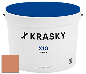 Краска X10 X Krasky шелковисто-матовая краска для стен и потолков цвет 2377 