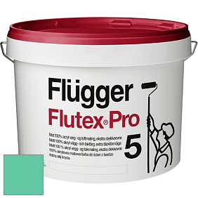Краска Flugger Flutex Pro 5 матовая краска цвет NCS S 1050-B90G 