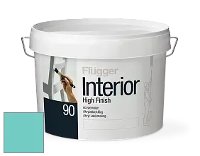 Краска Flugger Interior High Finish 90 акриловая глянцевая эмаль цвет NCS S 1040-B50G 