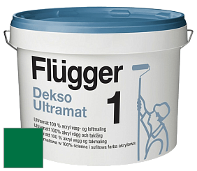 Краска Flugger Dekso 1 ультраматовая краска цвет RAL 6029 