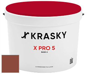 Краска X PRO 5 X Krasky матовая краска для стен и потолков цвет NCS S 4550-Y70R 