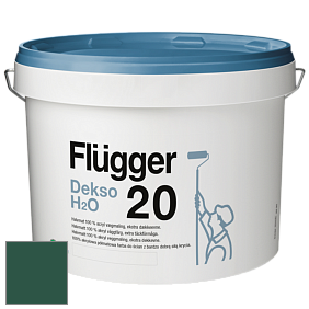 Краска Flugger Dekso H2O 20 полуматовая краска цвет RAL 6028 