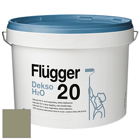 Краска Flugger Dekso H2O 20 полуматовая краска цвет RAL 7034 