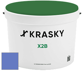 Краска X2B X Krasky глубокоматовая краска для потолков цвет NCS S 2060-R70B 