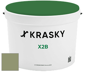 Краска X2B X Krasky глубокоматовая краска для потолков цвет NCS S 4020-G50Y 