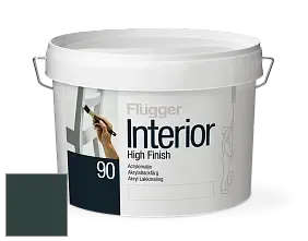 Краска Flugger Interior High Finish 90 акриловая глянцевая эмаль цвет RAL 6012 