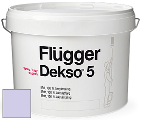 Краска Flugger Dekso 5 матовая краска цвет 3444 