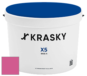 Краска X5 X Krasky матовая краска для стен и потолков цвет RAL 4003 