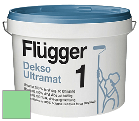 Краска Flugger Dekso 1 ультраматовая краска цвет NCS S 0550-G10Y 