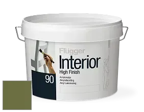 Краска Flugger Interior High Finish 90 акриловая глянцевая эмаль цвет NCS S 5040-G50Y 