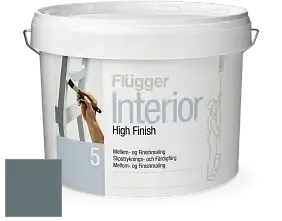 Краска Flugger Interior High Finish 5 матовая акриловая краска-грунт цвет NCS S 6010-B30G 