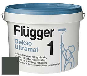 Краска Flugger Dekso 1 ультраматовая краска цвет NCS S 8005-G 