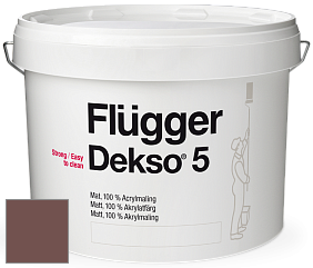 Краска Flugger Dekso 5 матовая краска цвет 4408 