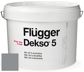 Краска Flugger Dekso 5 матовая краска цвет 5516 