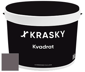 Краска X2B Kvadrat X Krasky матовая краска для потолков глубокого чёрного цвета цвет NCS S 7005-R20B 