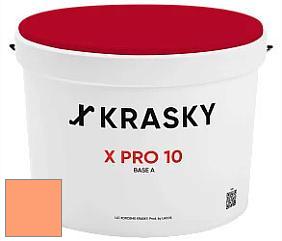 Краска X Pro 10 X Krasky матовая краска для стен и потолков цвет NCS S 0550-Y50R 