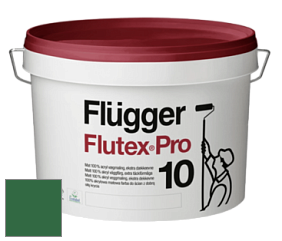 Краска Flugger Flutex Pro 10 матовая моющаяся краска цвет NCS S 4550-G10Y 