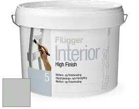 Краска Flugger Interior High Finish 5 матовая акриловая краска-грунт цвет NCS S 2005-G10Y 