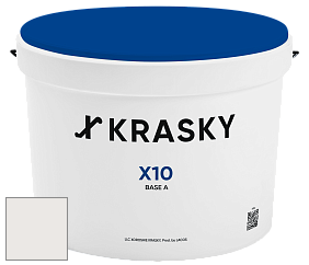 Краска X10 X Krasky шелковисто-матовая краска для стен и потолков цвет 4381 