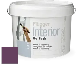 Краска Flugger Interior High Finish 5 матовая акриловая краска-грунт цвет NCS S 5040-R40B 