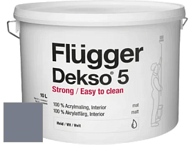 Краска Flugger Dekso 5 матовая краска цвет 4447 