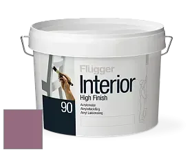 Краска Flugger Interior High Finish 90 акриловая глянцевая эмаль цвет NCS S 4030-R30B 