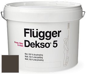 Краска Flugger Dekso 5 матовая краска цвет NCS S 8505-Y50R 