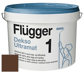 Краска Flugger Dekso 1 ультраматовая краска цвет RAL 8011 
