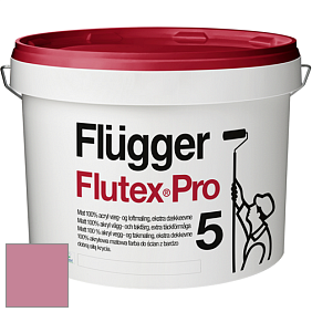 Краска Flugger Flutex Pro 5 матовая краска цвет NCS S 2040-R20B 