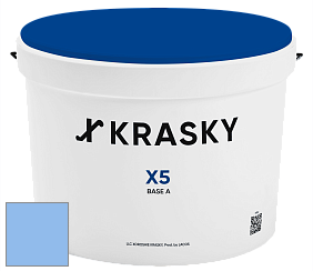 Краска X5 X Krasky матовая краска для стен и потолков цвет 1464 