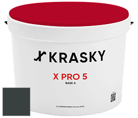 Краска X PRO 5 X Krasky матовая краска для стен и потолков цвет NCS S 8505-B50G 