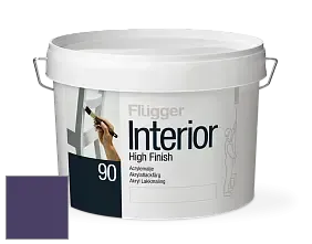 Краска Flugger Interior High Finish 90 акриловая глянцевая эмаль цвет 3448 