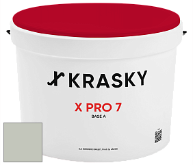 Краска X Pro 7 X Krasky матовая краска для стен и потолков цвет NCS S 2005-G40Y 