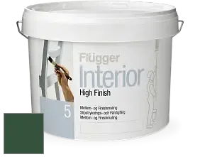 Краска Flugger Interior High Finish 5 матовая акриловая краска-грунт цвет NCS S 6530-G10Y 