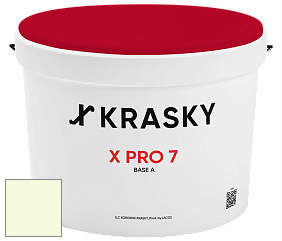 Краска X Pro 7 X Krasky матовая краска для стен и потолков цвет 1521 