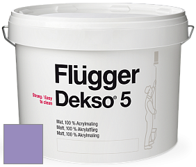 Краска Flugger Dekso 5 матовая краска цвет 2446 