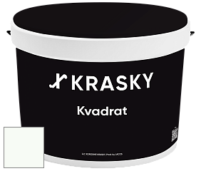 Краска X2B Kvadrat X Krasky матовая краска для потолков глубокого чёрного цвета цвет RAL 9016 