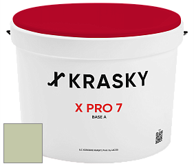Краска X Pro 7 X Krasky матовая краска для стен и потолков цвет 3525 