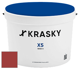 Краска X5 X Krasky матовая краска для стен и потолков цвет NCS S 2570-Y90R 