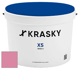 Краска X5 X Krasky матовая краска для стен и потолков цвет NCS S 1050-R20B 