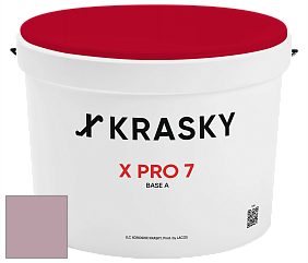 Краска X Pro 7 X Krasky матовая краска для стен и потолков цвет NO.5 