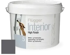 Краска Flugger Interior High Finish 5 матовая акриловая краска-грунт цвет NCS S 7005-R50B 